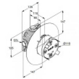 KLUDI FLEXX.BOXX Универсальный встраиваемый блок DN 20, арт. 88011