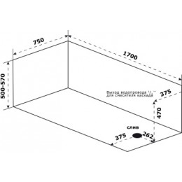 Ванна Бали 170*75 NEW