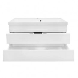 Комплект Тумба Эстима 100/2 подвесная с раковиной Астория 100