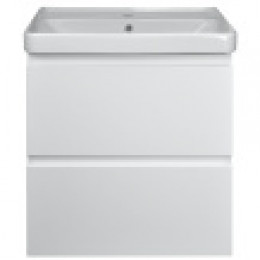 Комплект Тумба Мила 60 (600*670*475) подвесная с раковиной Monte 60