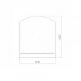 LORANTO зеркало Шанс 500х580мм с полкой