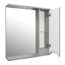 Зеркало-шкаф Florena 70 (600*700*135) правый Светлый Бетон