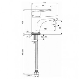 BA264AA VIDIMA BALANCE Смеситель для умывальника