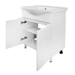 Комплект тумба Палермо 60Н напольная с раковиной Basic 60