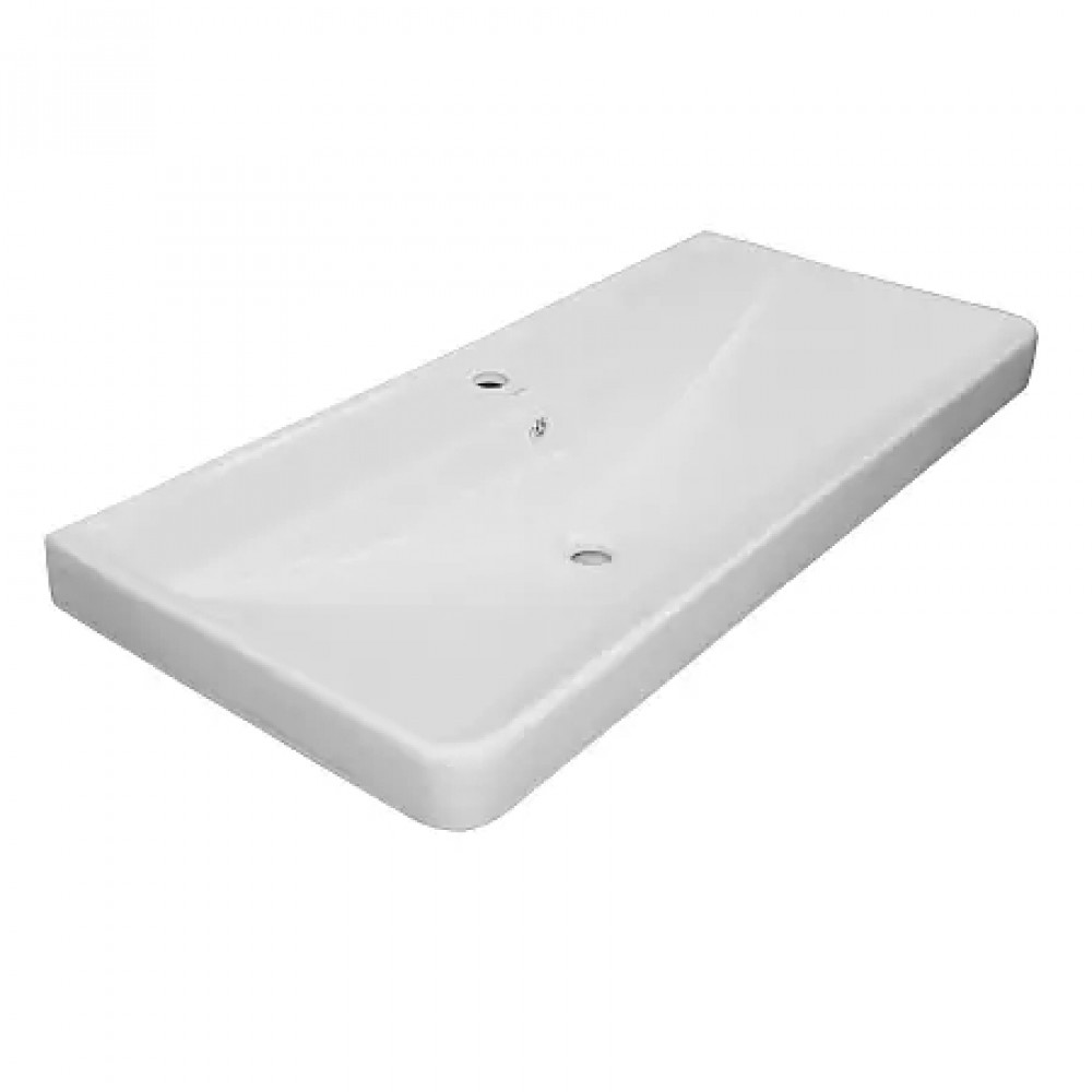 Комплект Тумба Мила 90 Н (910х470х860) Напольная с раковиной Monte 90