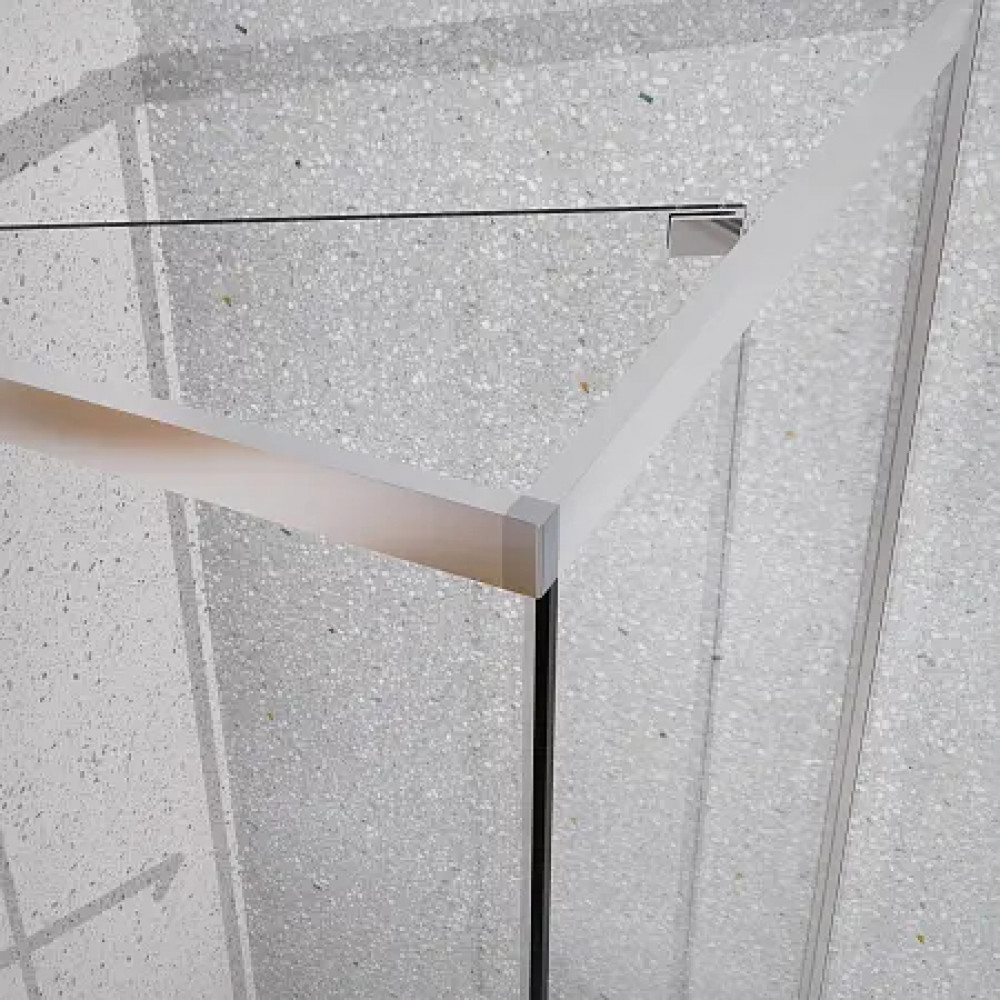 AZ-L47-100-MB-CL Душевое ограждение MONAKO SQS-100х100х195-MB-CL, прозрачное стекло 6 мм, профиль матовый черный