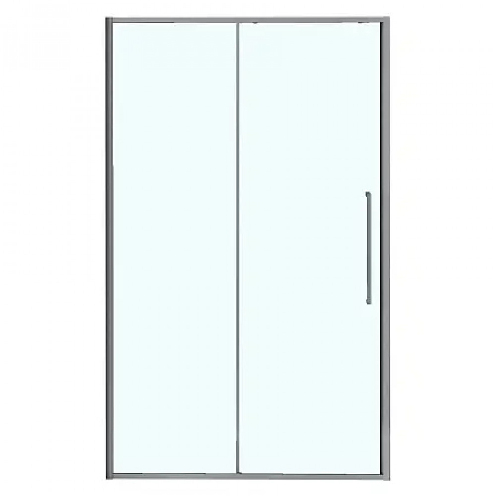 AZ-Y43-140-MGR-CL Душевое ограждение SHANGHAI DRO-140х195-MGR-CL, прозрачное стекло 6 мм, профиль матовый графит