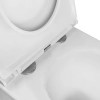 AZ-5102T-WHT NATA Унитаз подвесной с системой смыва Tornado в комплекте с быстросъемным сиденьем микролифт, дюропласт 515*360*350mm