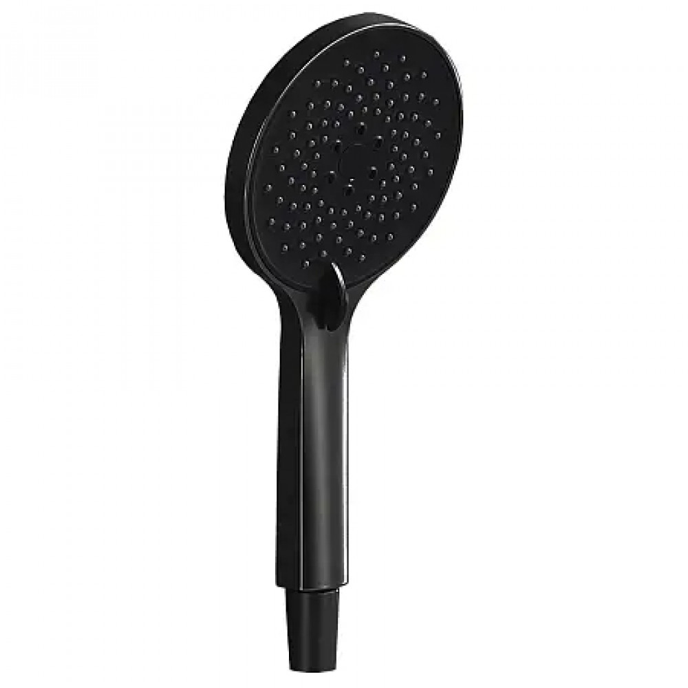 Alanti Душевая система с круглым тропическим душем, черный матовый