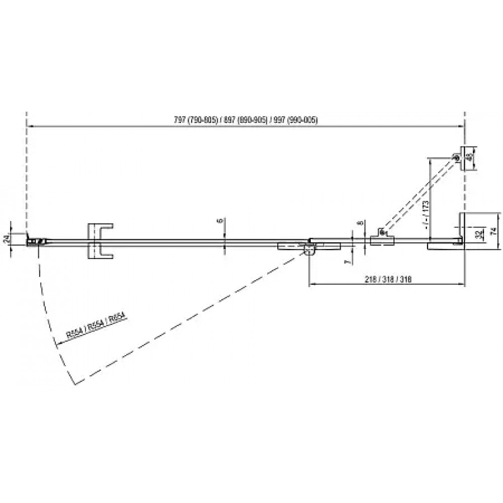 B SET BSD2-R 80, 90 хром