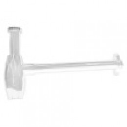 Сифон без выпуска для умывальника G 1 1/4 латунь, бочонок, БЕЛЫЙ,блистер. AZARIO