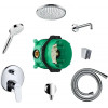 27958000 Набор встраиваемого душа Design ShowerSet Crometta S/Focus, хром