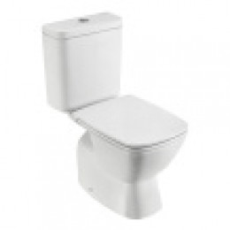 Унитаз-компакт безободковый "Нео" rimless (стандарт: 2-реж., дюро, метал крепеж, softclose, тонкое)