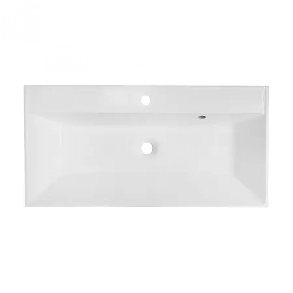 Комплект Тумба ARMARIO 90/2 подвесная МАТОВЫЙ СЕРЫЙ с раковиной CLASSIK 90