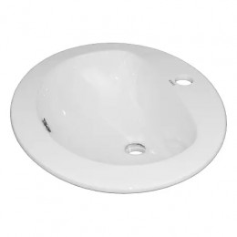 AZ-6001 Раковина накладная.Размер 510x425x180 мм белый глянец