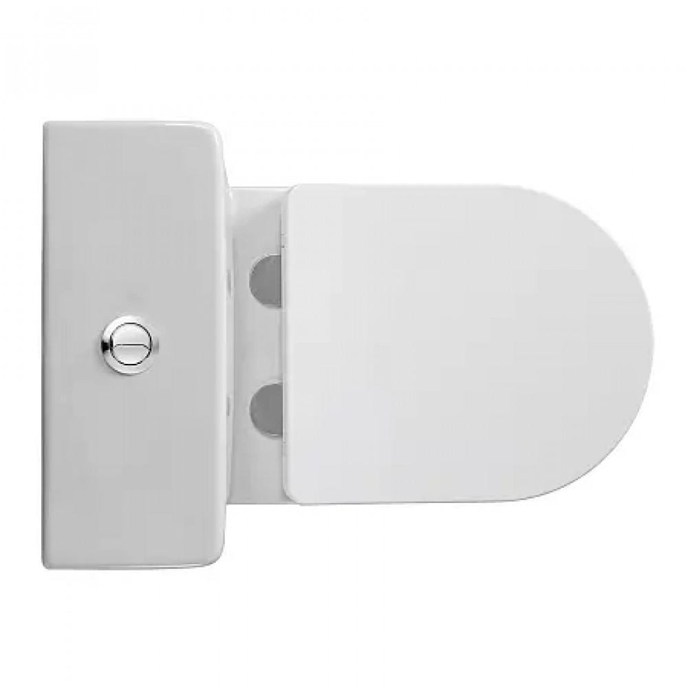 Azario LEVITA  AZ-2903T напольный безободковый унитаз в комплекте с бачком и сидением микролифт и арматурой 630*385*815mm