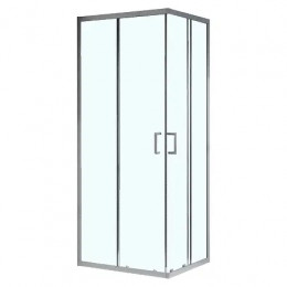 AZ-R36-90-MGR-CL Душевое ограждение VIENNA SQP-90х90х195-MGR-CL, прозрачное стекло 6 мм, профиль матовый графит