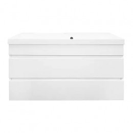 Комплект Тумба Эстима 100/2 подвесная с раковиной Астория 100