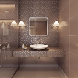 AZARIO зеркало-шкаф Alliance 805х800 Slim сенсор выкл