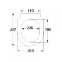 SUBWAY 2.0 Тонкое сиденье микролифт, Альпийский белый (отгружать с 5614A101)