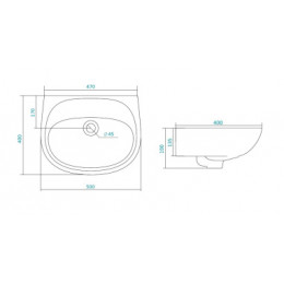 Умывальник "Анимо-50" б/отв