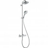 27116000 Raindance Select S 240 Showerpipe EcoSmart, поворотный держатель 450 мм, ½’