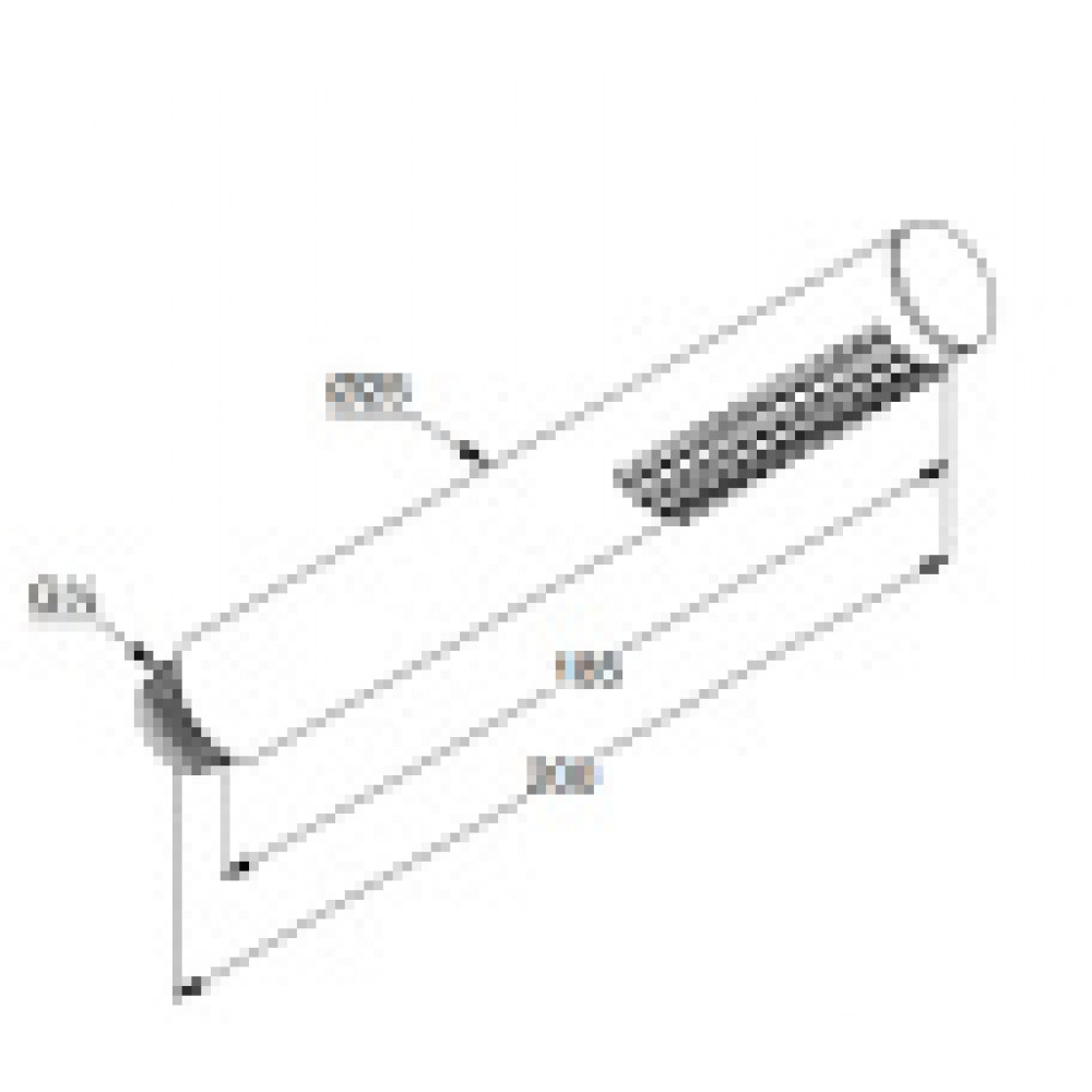 KLUDI NOVA FONTE Душевая лейка 1S, черный матовый, арт. 3912039-00