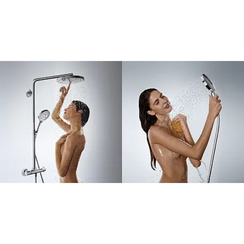 27133000 Raindance Select S 300 2jet Showerpipe, ½’, хром