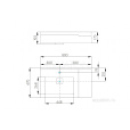 Сакура 800 Раковина белая