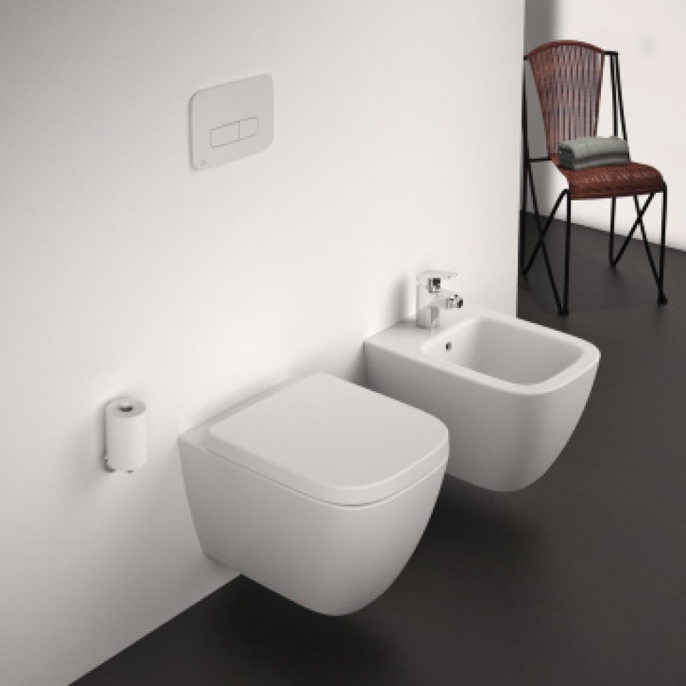 T473701 Ideal Standard i.life S Сидение и крышка для унитаза с функцией плавного закрытия, дюропласт, с функцией fast fix (легкосъемное)