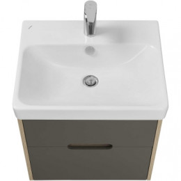 Оливия 55 Тумба Грей/Дуб Ойстер (БЕЗ УМЫВАЛЬНИКА"Адриана-55")