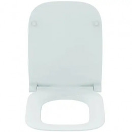 T481301 I life A Ультратонкое сидение и крышка для унитаза с функцией плавного закрытия, дюропласт, с функцией fast fix (легкосъемное)