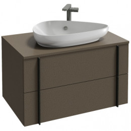 EVI102-00 NOUVELLE V Накладная раковина-чаша, 56х40 см, белая