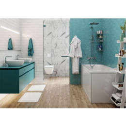 KASANDRA Ванна акриловая прямоугольная, без панели и каркаса, 180х70 см, белая