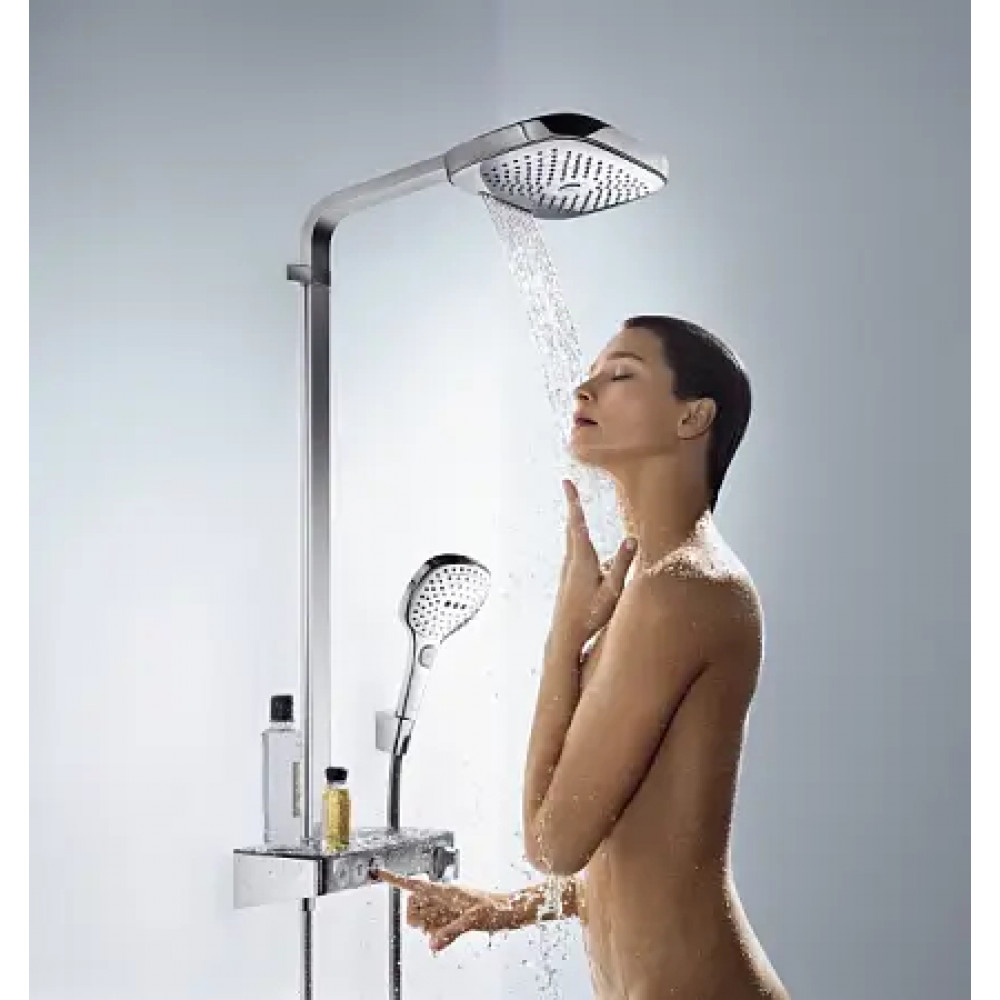 27127000 Raindance Select E 300 3jet Showerpipe, ½’, хром
