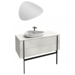 EVI102-00 NOUVELLE V Накладная раковина-чаша, 56х40 см, белая