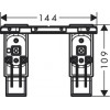 42870000 Axor Universal Accessories Комплект адаптеров для монтажа