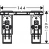 42870000 Axor Universal Accessories Комплект адаптеров для монтажа