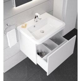 Умывальник 10° 650 белый c отверстиями