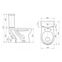 Унитаз-компакт Ультра бел.
