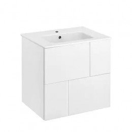 Luna Тумба под раковину 60, 2 ящика, белый