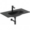 T3509V3 TESI BLACK Vanity Умывальник 80 см для монтажа соло с дизайн-сифоном или с подстольем TESI 80 см