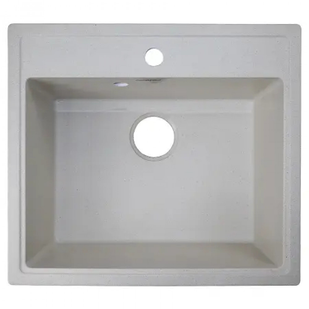 AZARIO кухонная мойка Onda (565x505x200) Бежевая (сифон)