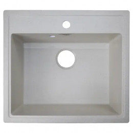 AZARIO кухонная мойка Onda (565x505x200) Бежевая (сифон)