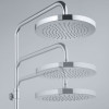 KLUDI LOGO DUAL SHOWER SYSTEM Душевая система со смесителем для ванны и душа, арт. 6808305-00