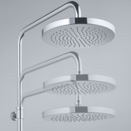 Душевая система со смесителем для ванны и душа, KLUDI LOGO DUAL SHOWER SYSTEM, 6808305-00