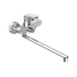 B1741AA CERAFLEX Настенный смеситель для ванны/душа, с керамическим переключателем, монтаж на стандартных эксцентриках