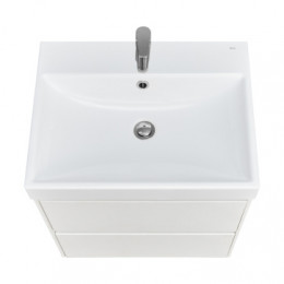 Ona Тумба под раковину 600, белый матовый 2 ящика (подходит раковина ZRU9307561, 732799E000, 73279A8000)