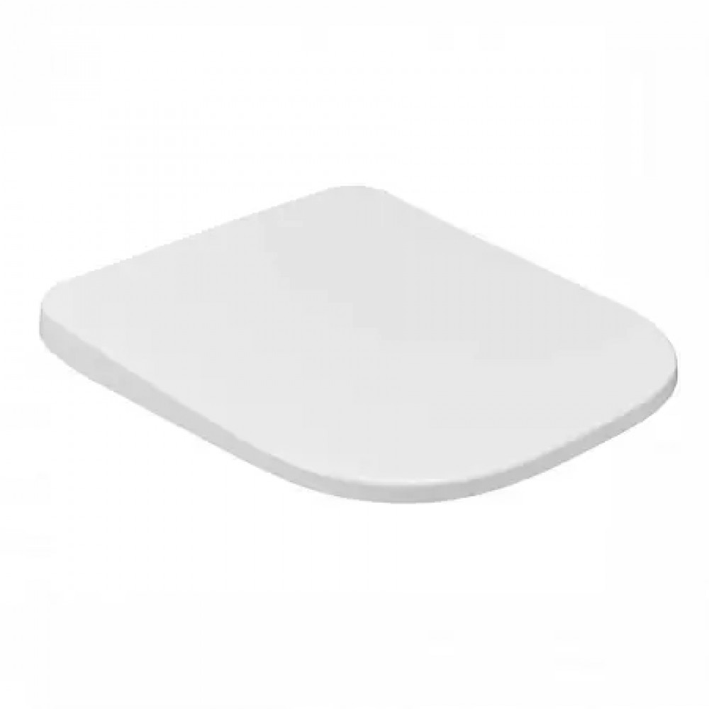 THE GAP сиденье с крышкой для унитаза тонкое с механизмом "мягкое закрывание", белый