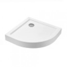 ПАЛЕРМО Поддон акриловый четверть круга 80Х80 белый